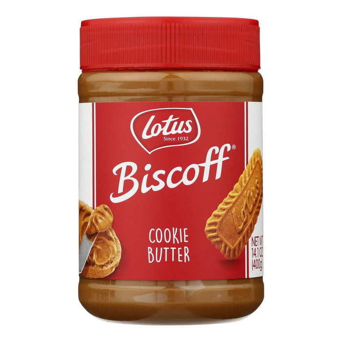 Biscoff Cookie Butter Spread - Peanut Butter Alternative - 13.4 Oz - Case Of 8