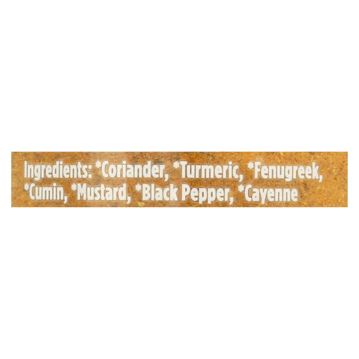 Spicely Organics - Organic Curry - Powder - Case Of 3 - 1.7 Oz