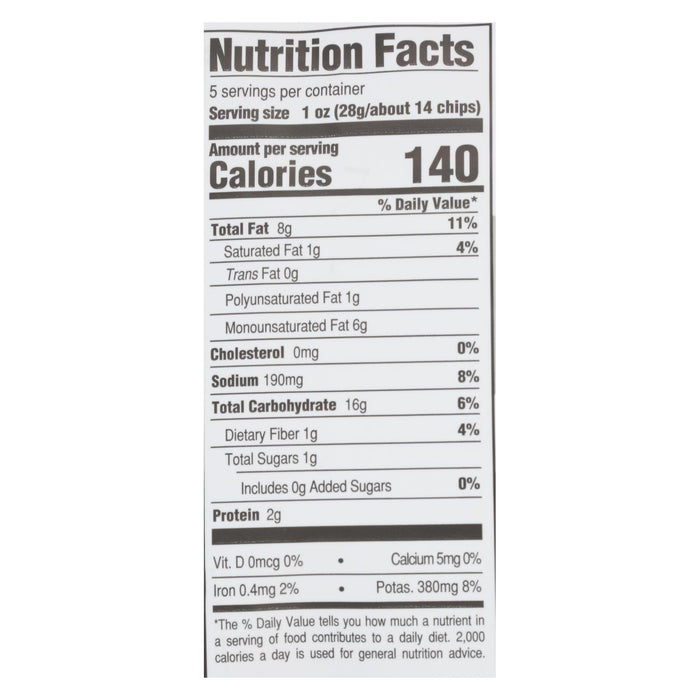 Boulder Canyon - Kettle Chips - Malt Vinegar And Sea Salt - Case Of 12 - 5 Oz