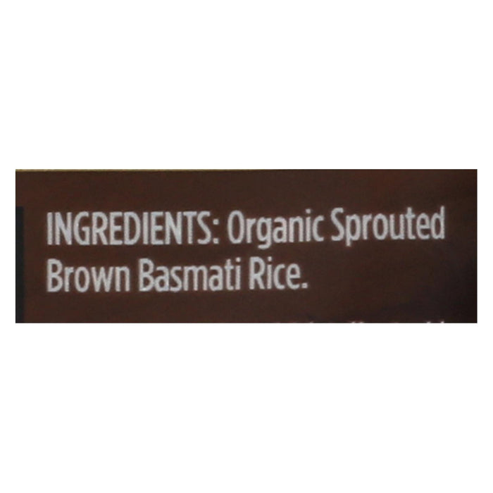 Lundberg Family Farms Sprouted Brown Basmati Rice - Case Of 6 - 1 Lb