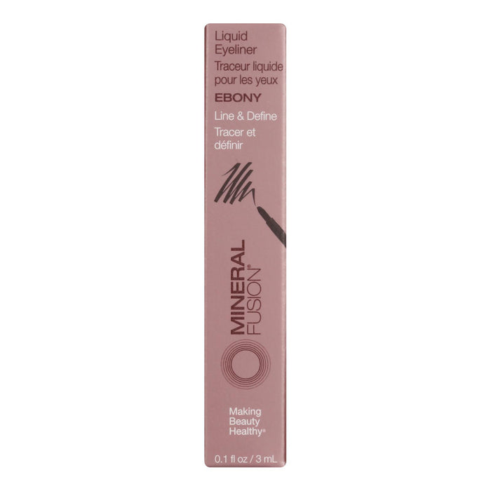 Mineral Fusion -Eyeliner Liquid Ebony - 1 Each - 0.1 Ounce