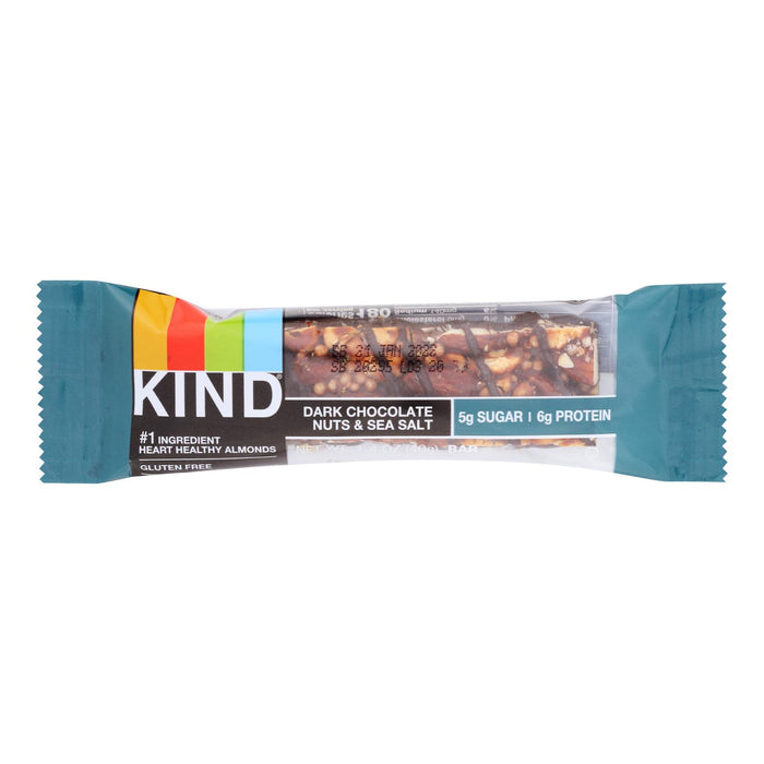 Kind -Bar Dark Chocolate Nuts Sea Salt - Case Of 12 - 1.4 Ounces