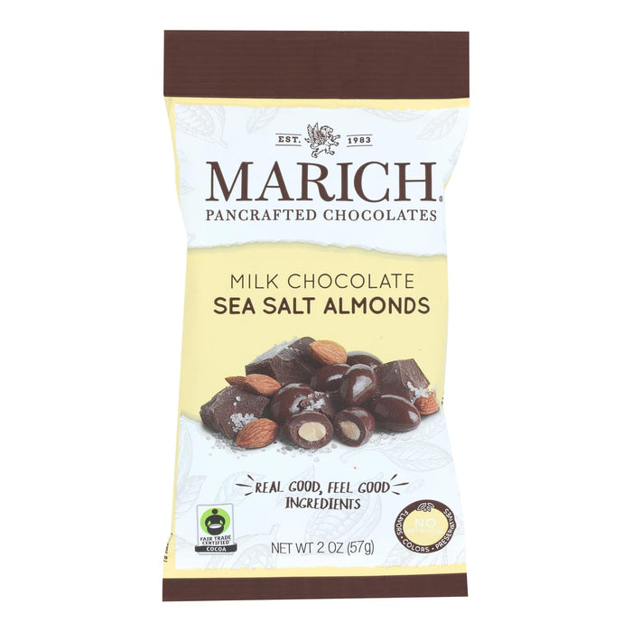 Marich -Almonds Milk Chocolate Sea Salt - Case Of 12 - 2 Ounces