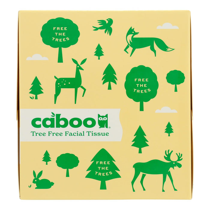 Caboo -Facial Tis Cube 60ct 3ply - Case Of 12-1 Count