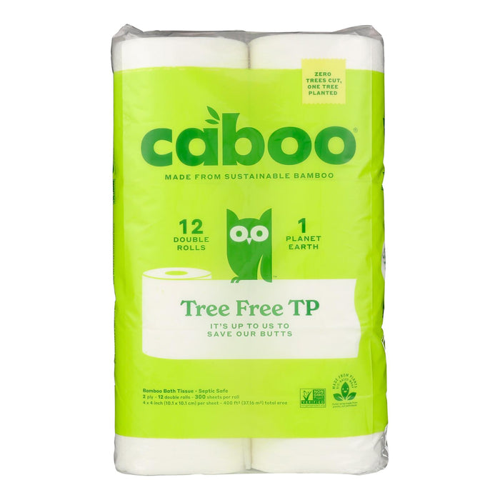 Caboo - Bath Tissue - Tissue Bath 300 Sheet - Case Of 6 - 12 Pk.