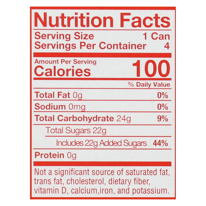 Q Drinks - Sparkling Grapefruit - Case Of 6/4 Packs - 7.5oz Cans.