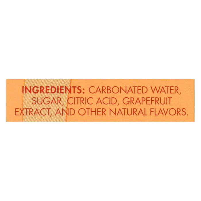 Q Drinks - Sparkling Grapefruit - Case Of 6/4 Packs - 7.5oz Cans.