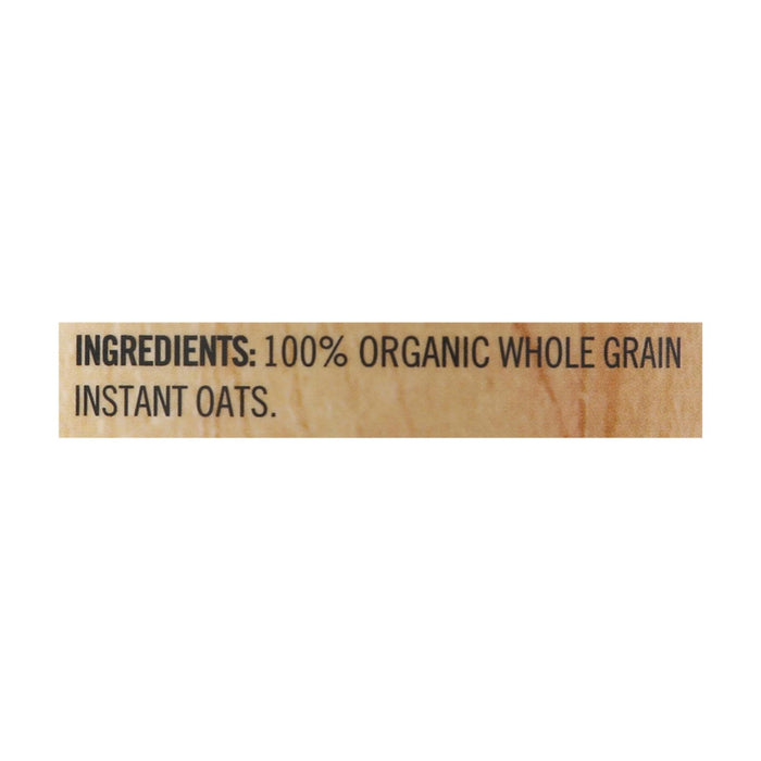 Woodstock Organic Instant Oatmeal - Case Of 12 - 16 Oz.