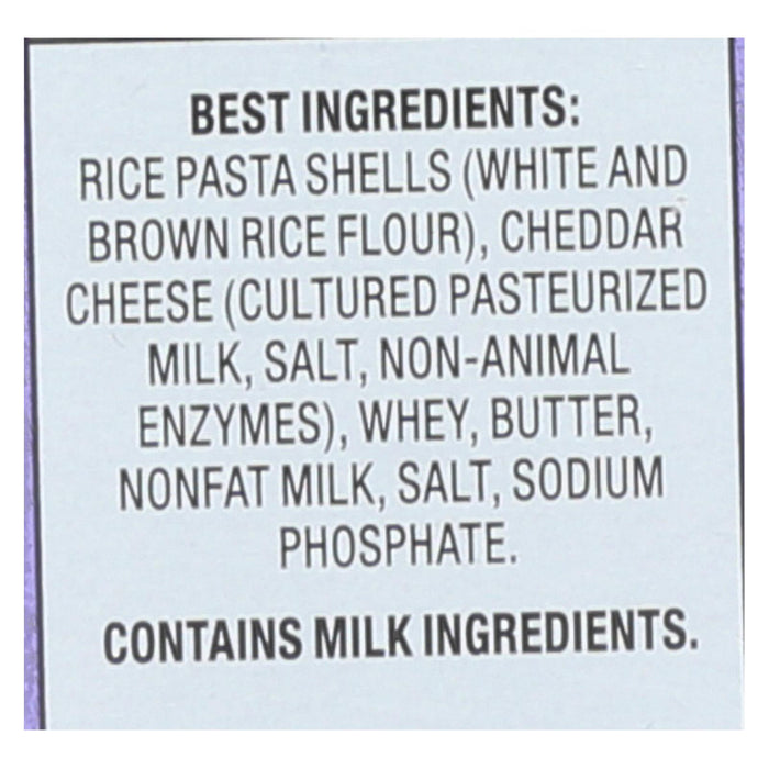 Annies Homegrown Macaroni And Cheese -Rice Shells And Creamy White Cheddar - Gluten Free - 6 Oz - Case Of 12