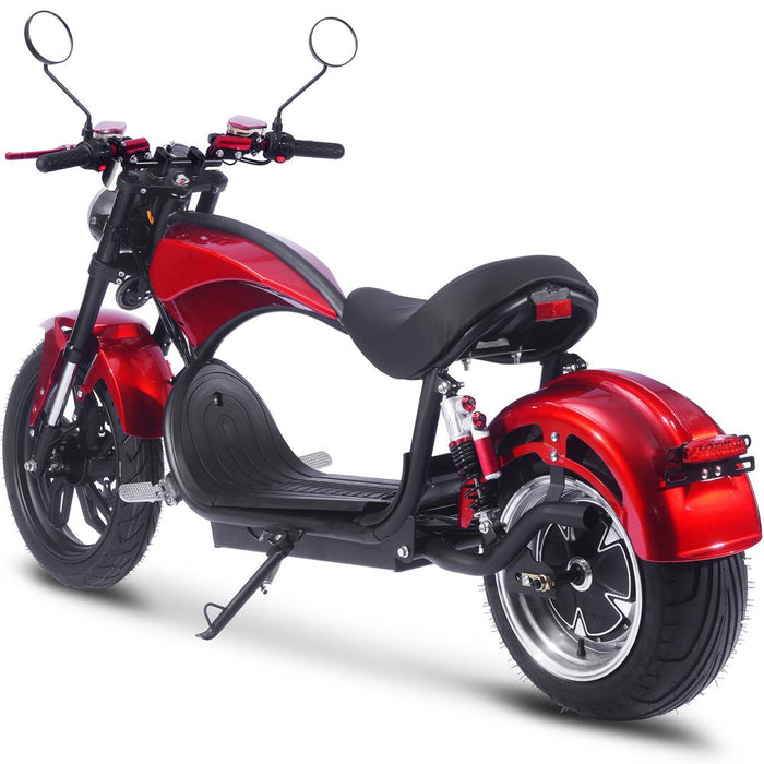 Mototec Raven 60v 30ah 2500w Lithium Electric Scooter Red.
