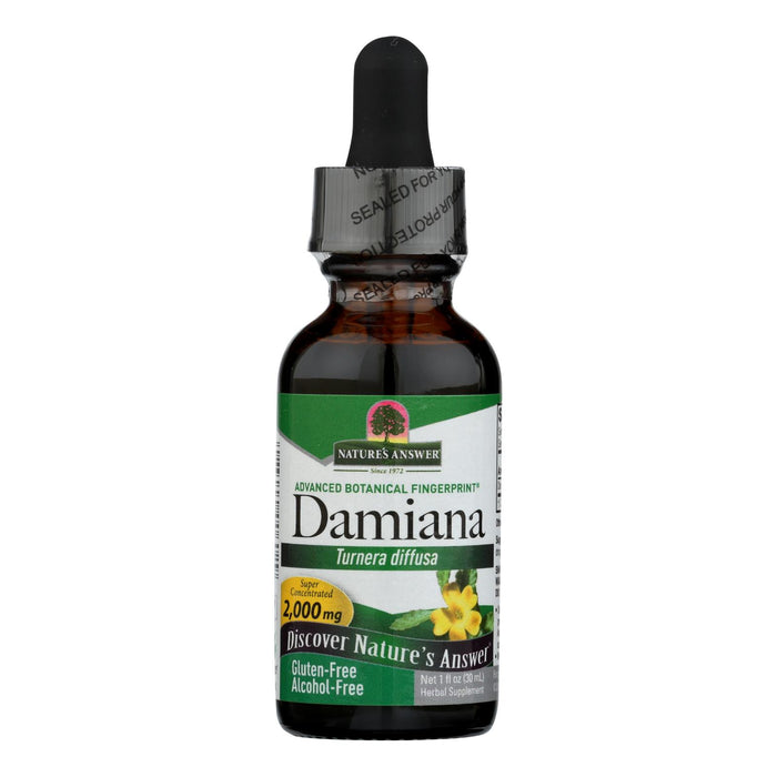 Nature's Answer - Damiana Leaf Alcohol Free - 1 Fl Oz.