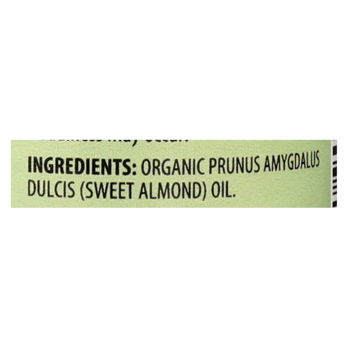 Aura Cacia - Organic Aromatherapy Sweet Almond Oil - 4 Fl Oz.