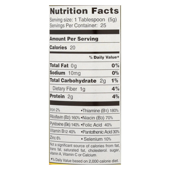 Bragg - Seasoning - Nutritional Yeast - Premium - 4.5 Oz - Case Of 12.