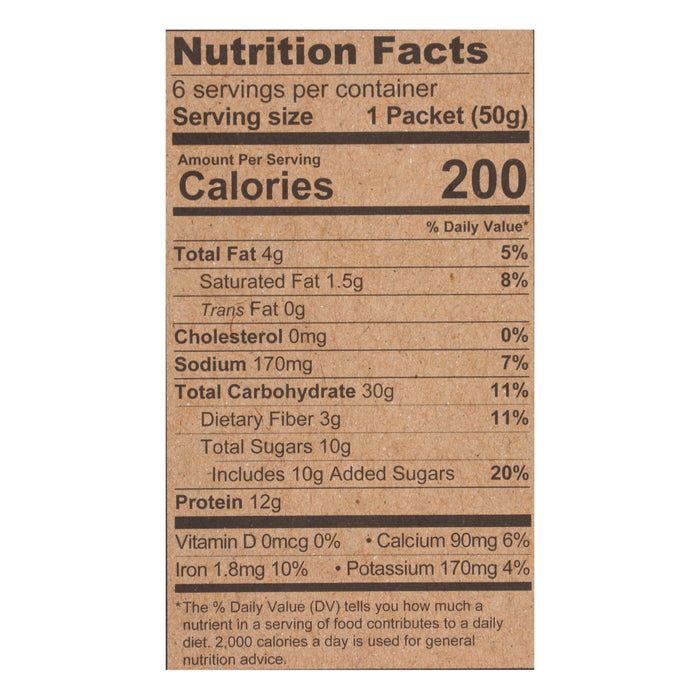 Kodiak Cakes - Oatmeal Choc Chip Packets - Cs Of 6-6/1.76 oz