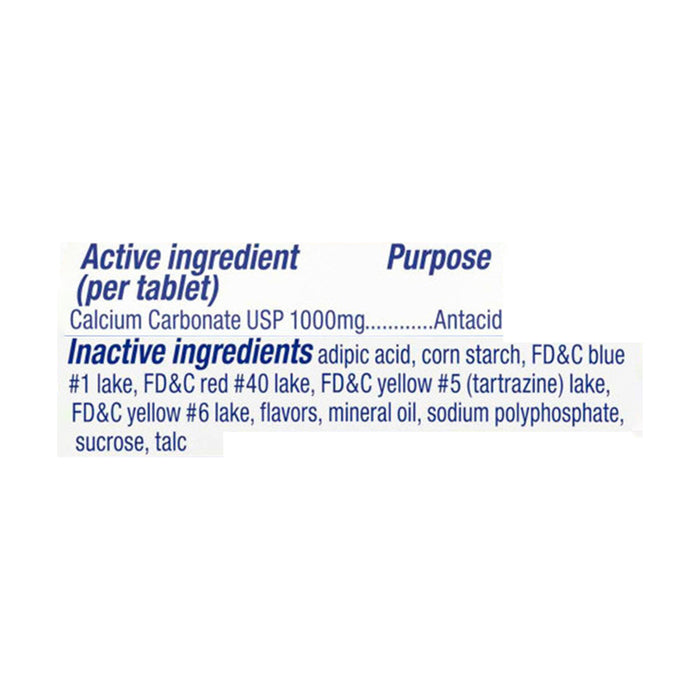 Tums - Antacid Ultra Asst Fruit - 1 Each-72 Ct .