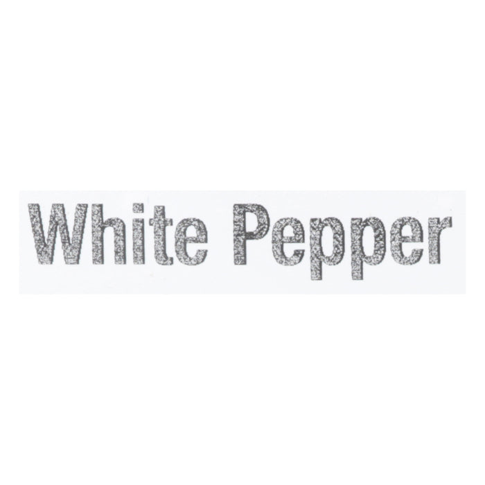 Frontier Herb Organic White Ground Pepper -Ft - 1 Lb.