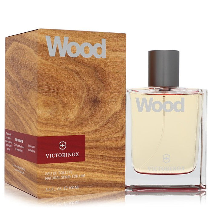 Swiss Army Wood by Victorinox Eau De Toilette Spray 3.4 oz for Men