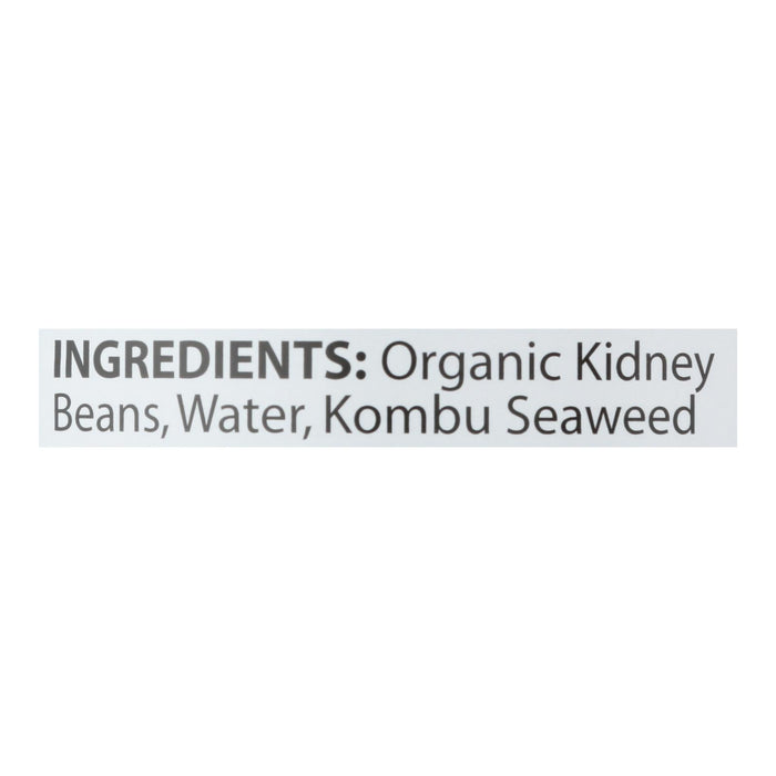 Eden Foods Organic Kidney Beans -Case Of 12 - 15 Oz.