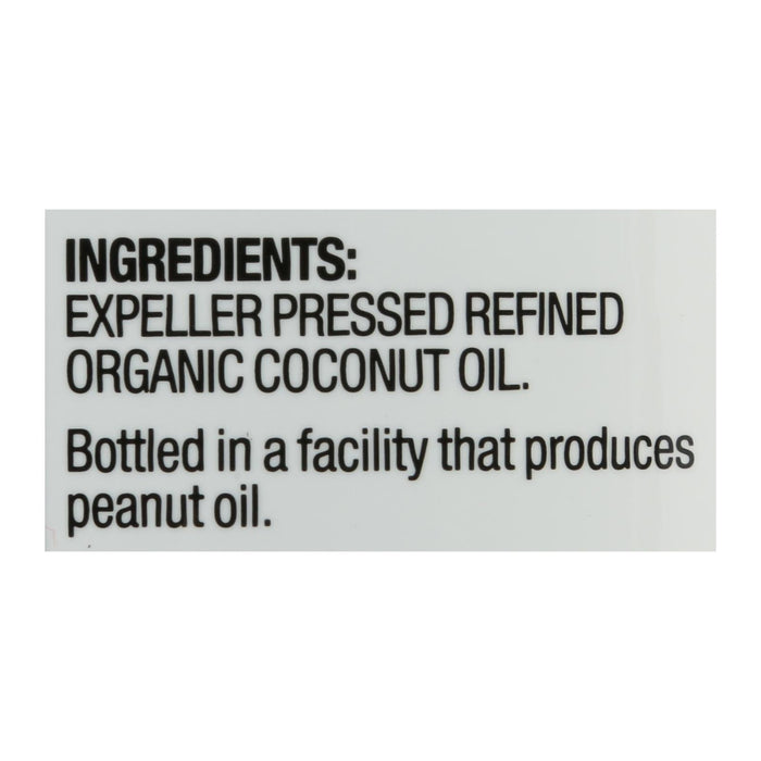 Spectrum Naturals Organic Refined Coconut Oil -Case Of 12 - 14 Fl Oz.