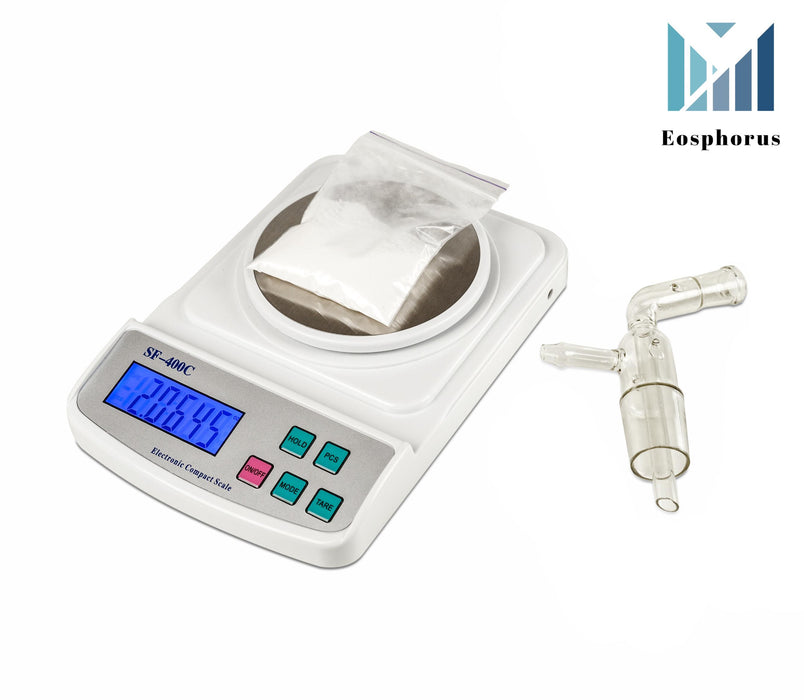 Ounce and Gram Scale 0.01g Accuracy Mass Balance Chemistry Digital Scale Electronic LCD Science Lab Laboratory Digital Scale   USB Charger and AC DC Adapter Included