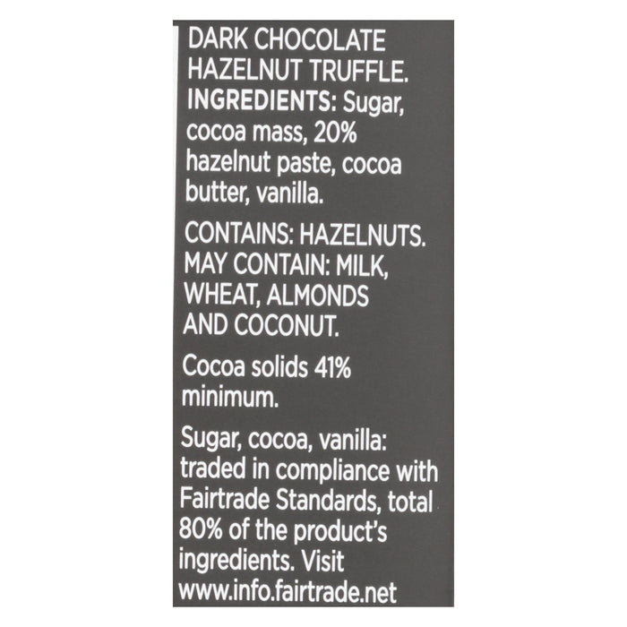 Divine - Bar Dark Chocolate Hazelnut Trffl - Case Of 12 - 3 Oz.