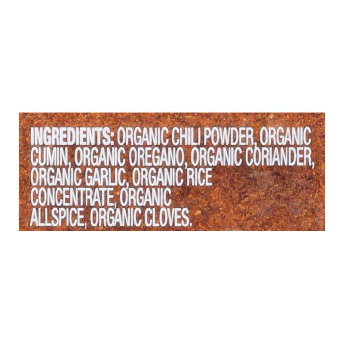 Simply Organic -Chili Powder Organic - Case Of 6 - 2.89 Ounces