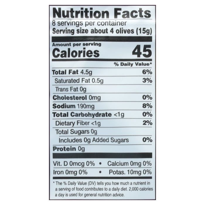 Freestyle Snacking -Olives Kalamata Extra Virgin Olive Oil - Case Of 6-4 Ounces