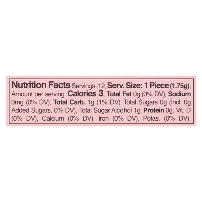 Refresh Gum -Gum Raspberry - Case Of 12-12 Count