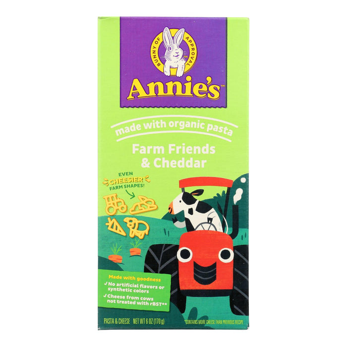 Annie's Homegrown Bernie's Farm Macaroni And Cheese Shapes -Case Of 12 - 6 Oz.