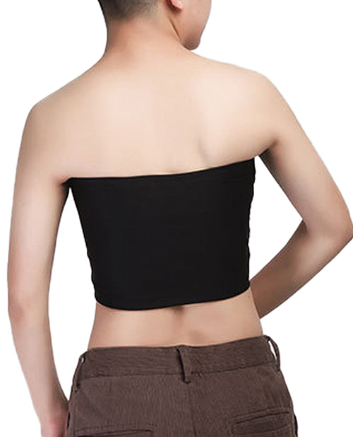 Gender Fluid Strapless Chest Compression Binder .