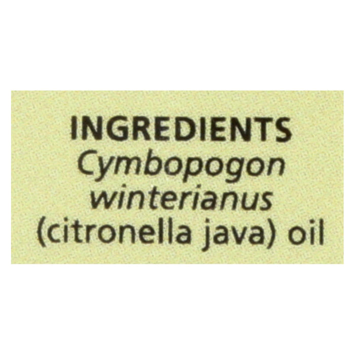 Aura Cacia - Pure Essential Oil Citronella Java - 0.5 Fl Oz.