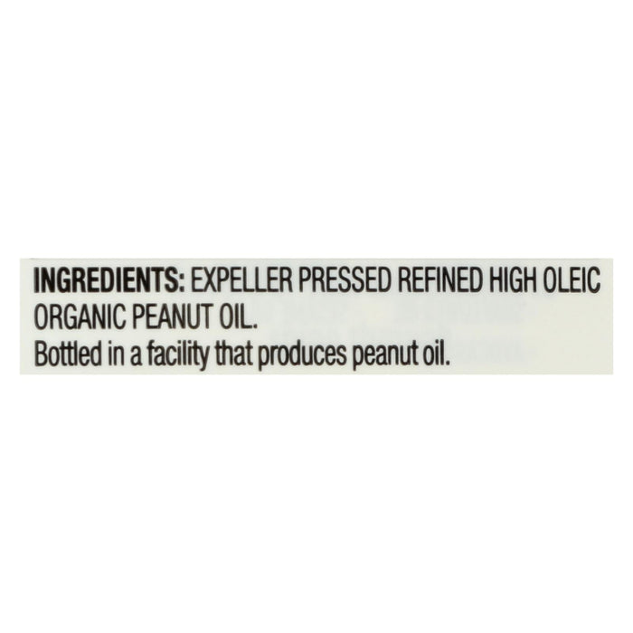 Spectrum Naturals High Heat Refined Organic Peanut Oil - Case Of 12 - 16 Fl Oz