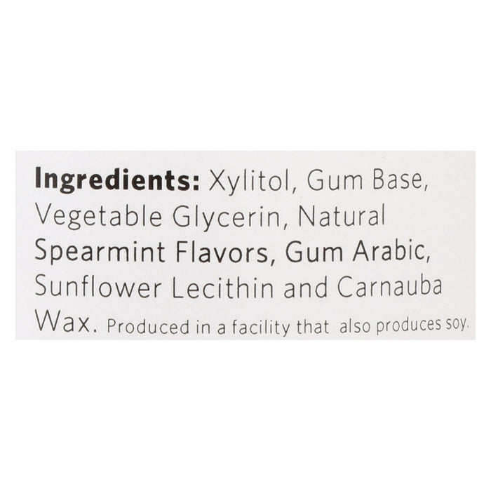 Xylichew Chewing Gum - Sugar Free Spearmint  60 Piece Jar - Case Of 4