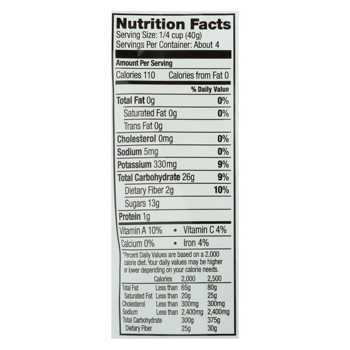 Made In Nature Plums Organic Dried Fruit  - Case Of 6 - 6 Oz.