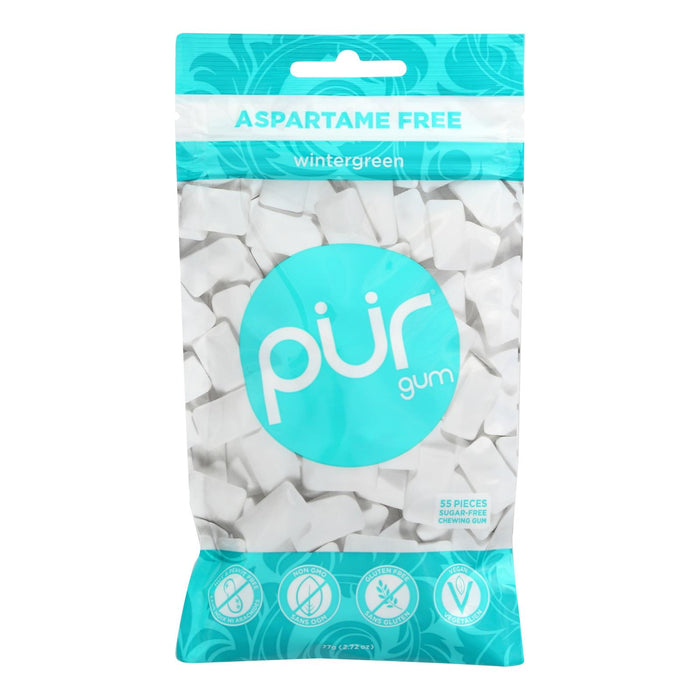 Pur Wintergreen Gum  - pack  Of 12 - 2.72 Oz