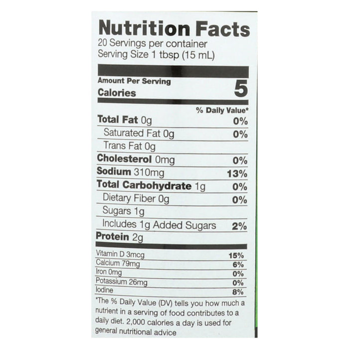 Ocean's Halo - Sauce No Soy Low Salt - Case Of 12 - 10 Fz.