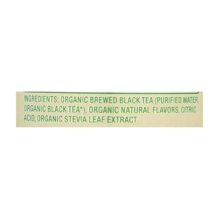 Zevia - Tea Black Peach - Case Of 12 - 12 Fz.