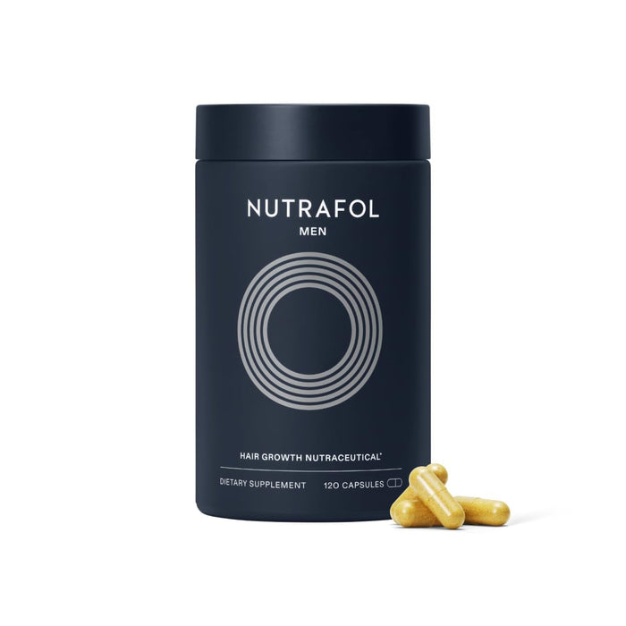 Nutrafol Men's Hair Growth Supplements Clinically Tested for Visibly Thicker Hair and Scalp Coverage