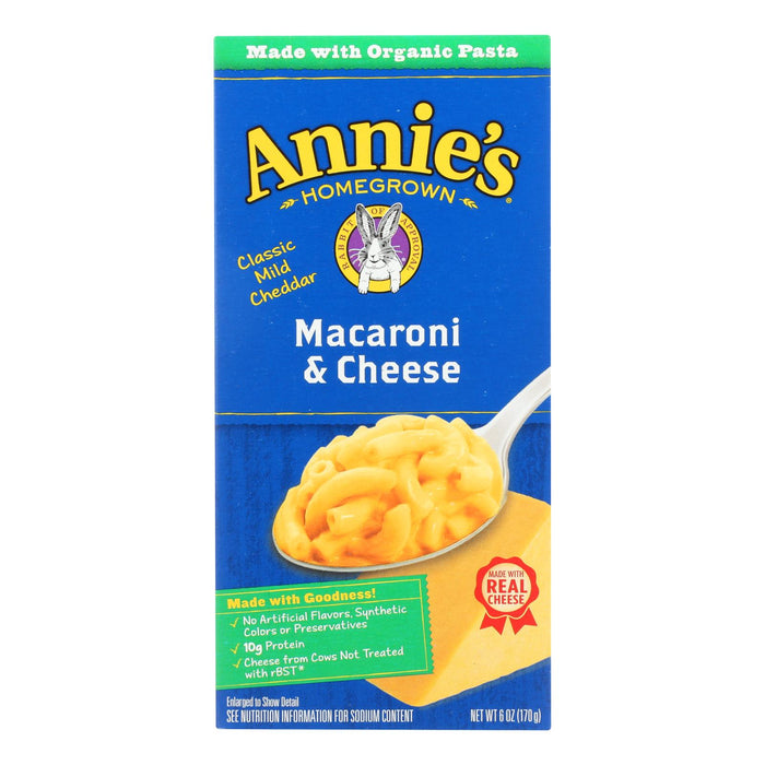 Annie's Homegrown Classic Macaroni And Cheese -Case Of 12 - 6 Oz.