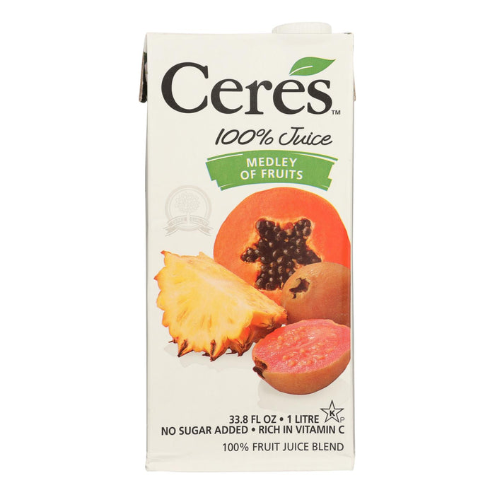 Ceres Juices Juice - Medley Of Fruit - Case Of 12 - 33.8 Fl Oz.