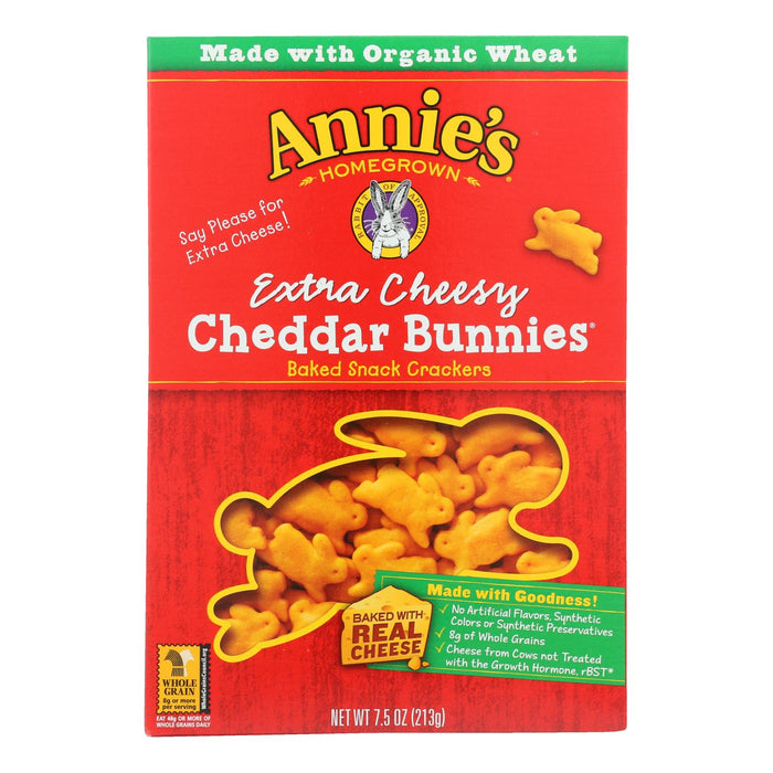 Annie's Homegrown -Chddr Bnnies  X-cheese - Case Of 12-7.5 Oz.