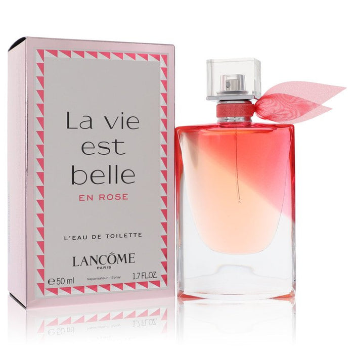 La Vie Est Belle En Rose by Lancome L'eau De Toilette Spray 1.7 oz for Women