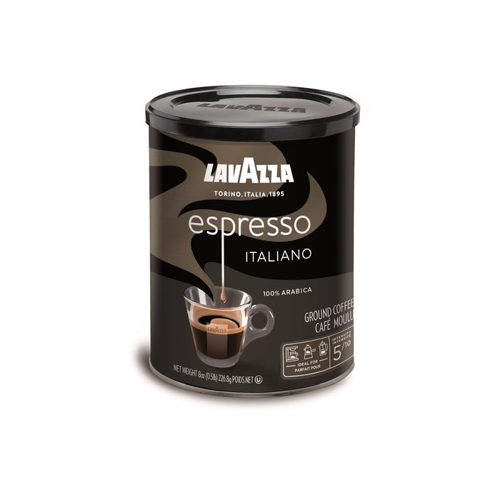 Lavazza Ground Coffee -Espresso Canned - Case Of 12 - 8 Oz