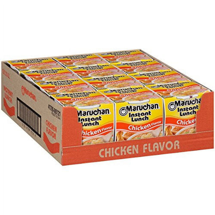 Maruchan Instant Lunch Chicken Flavor, 2.25 Ounce Pack of 12