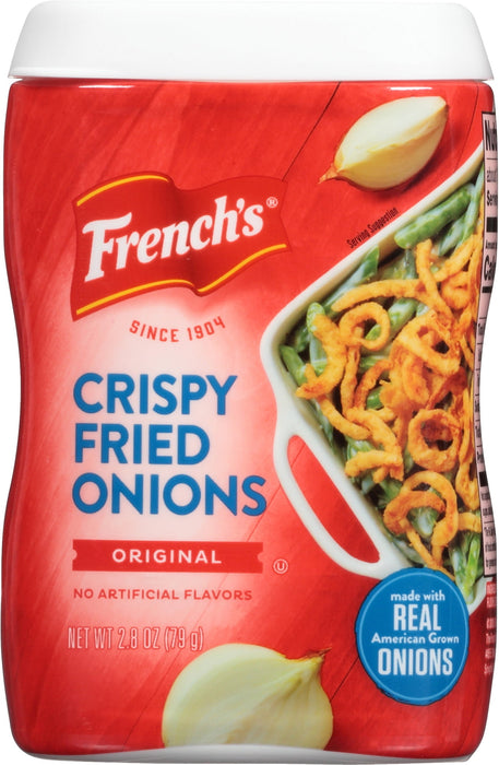 French's Non-GMO Kosher Original Crispy Fried Onions, 2.8 oz Can