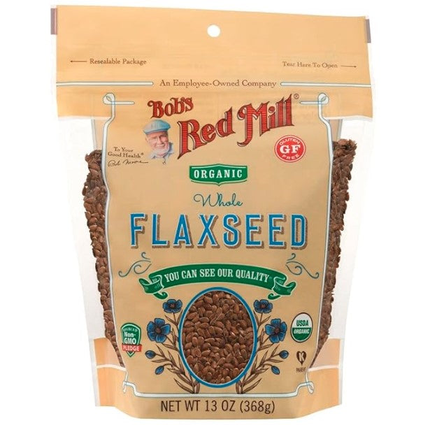 Bob's Red Mill - Flaxseeds Brown Gluten Free - Case Of 4-13  Oz