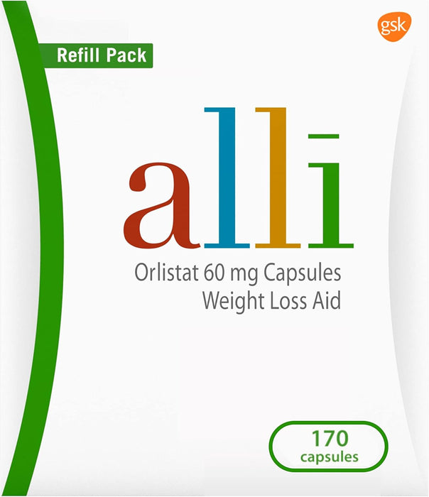 alli Diet Weight Loss Supplement Pills - Capsules, 170 Count