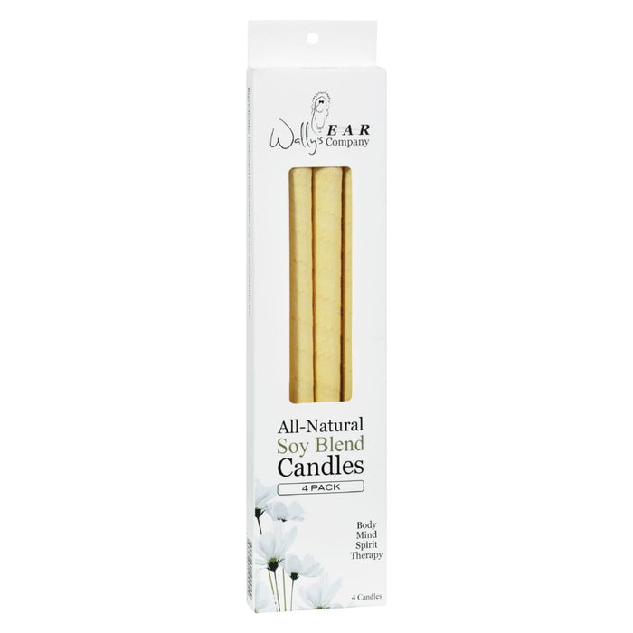 Wally's Ear Candles Plain Paraffin - 4 Candles.