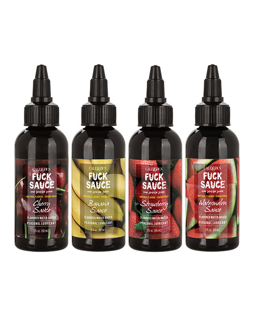 Fuck Sauce Flavored Water Based Personal Lubricant Variety 4 Pack - 2  Oz Each