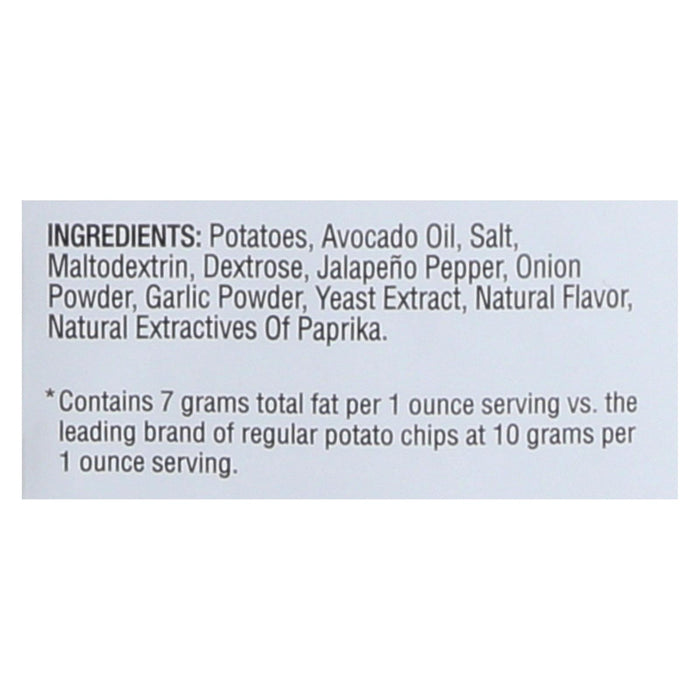 Good Health Kettle Chips -Avocado Oil Jalapeno - Case Of 12 - 5 Oz.